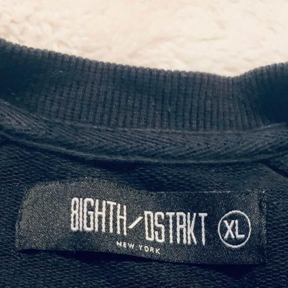 Men’s 8ighth Dstrkt Velvet Zipper Detail Pullover Sweater - Picture 2 of 2